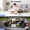 25L Portable Home Car Auto Refrigerator Mini Fridges DC 12/24V Freezer Cooler Heater Keep Warm Fresh for Pinic Camping 110/220V