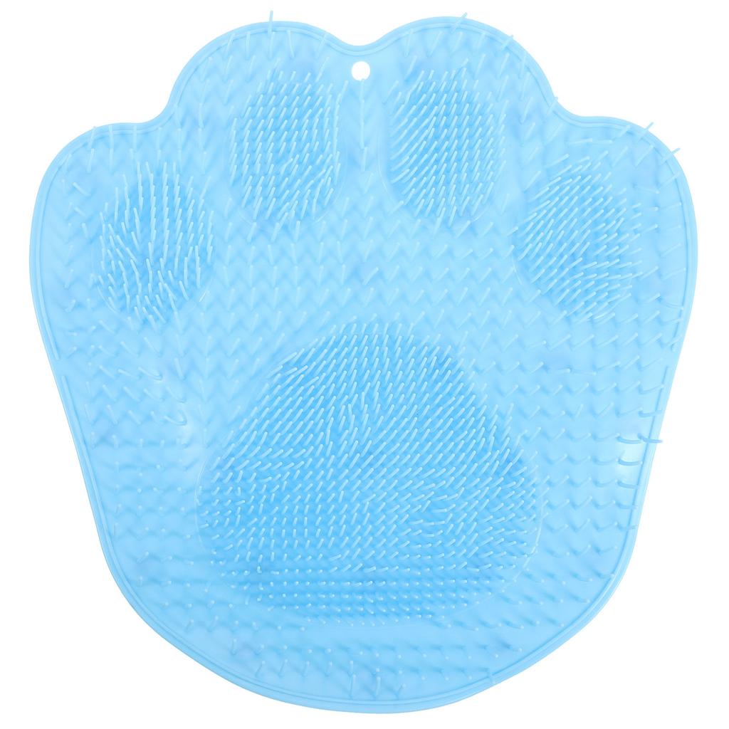 Shower Nonskid Mat Foot Massage Back Scrubber Wall Mounted Suction Cup Hands Free Foot Scrubber Bathroom Floor Mat Plantar