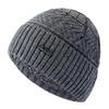 Unisex Add Fur Lined Warm Winter Hats Stylish Beanie Hat For Men Women Outdoor Sports Knitted Hat