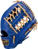 ZETT Юношеский бейсбол софтбол Ground Hero темно-синий x пастельно-коричневый BJGB76545F перчатка, универсальная, бросок левой рукой, (2532), Размер M,