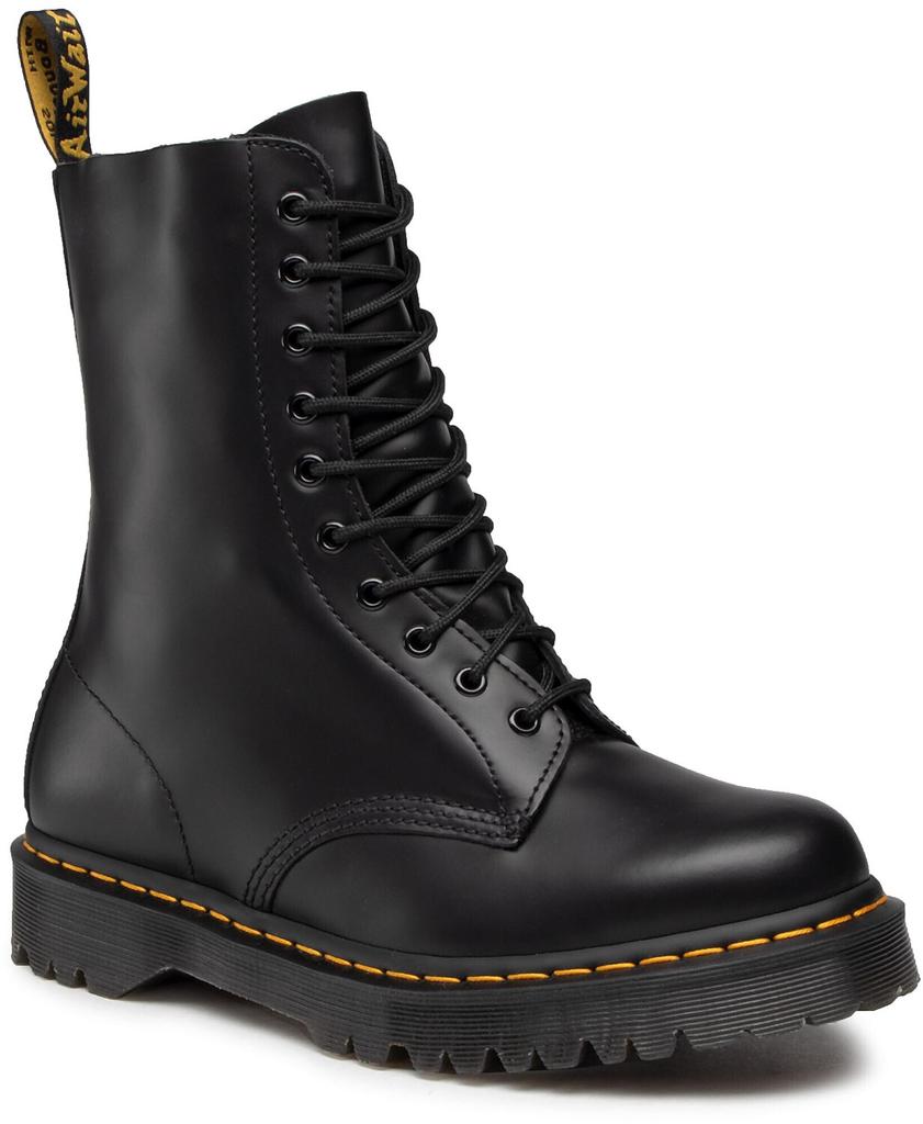 Ботинки Dr. Martens 1490 черные гладкие