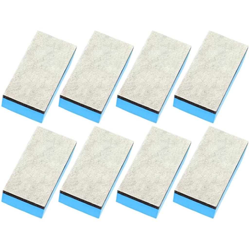 Samcos Coated Sponge, Gala Coat Set of 8, 3 Layer Construction, Polishing Sponge,