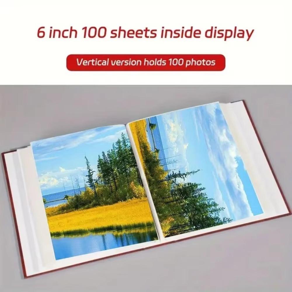 6 Inch Art Photo Albums Family 100Photos Interstitial Album New Small Scrapbook Album Collection