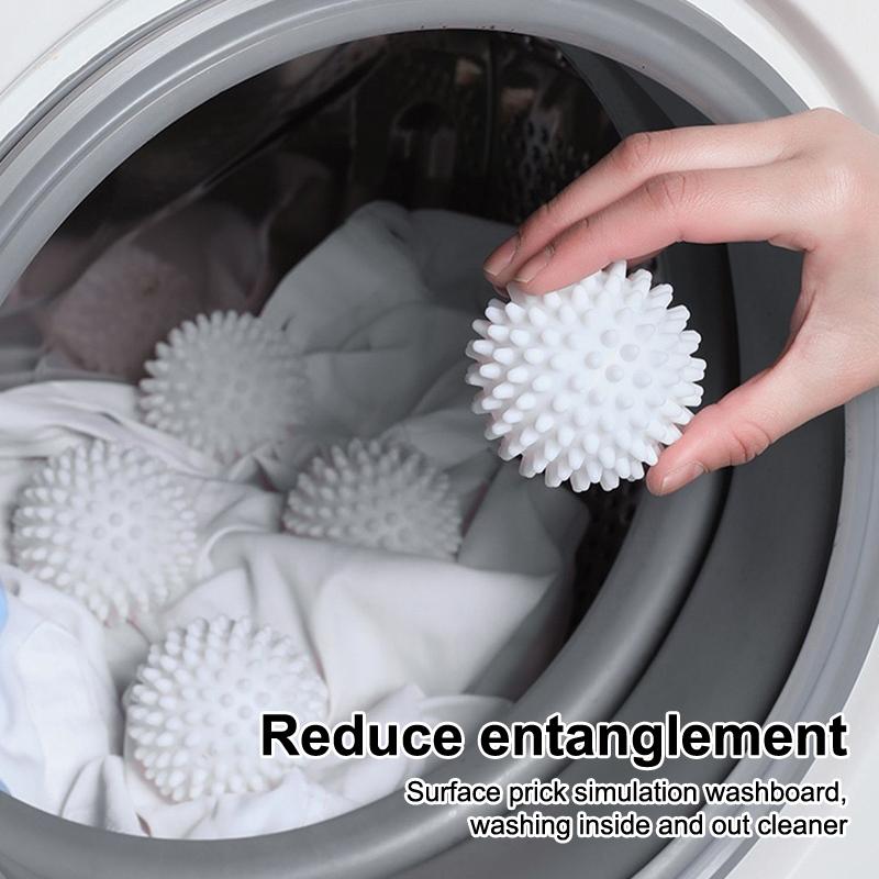 5 шт. Защитные шарики для стирки от спутывания Круглые Чисто белые Волшебные Чистящие Для Барабанной Стиральной Машины Для Удаления Грязи И Предотвращения Спутывания