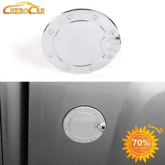 Chrome Gas Cap Door Fuel Tank Trim For Chevy Silverado GMC Sierra 07-13 Exterior