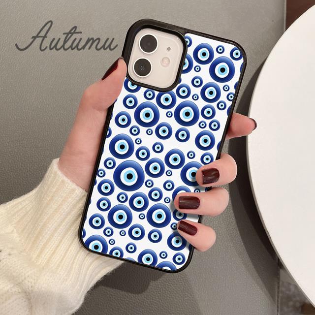 Чехол для телефона Eyes Eyelash Aesthetic для iPhone 11 12 13 14 Pro Max mini XR XS SE 2020 7 8 Plus Samsung Galaxy S21 S22 Cover shell