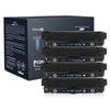 TIANSE Совместимый набор цветных тонер-картриджей HP 212A/X с чипом