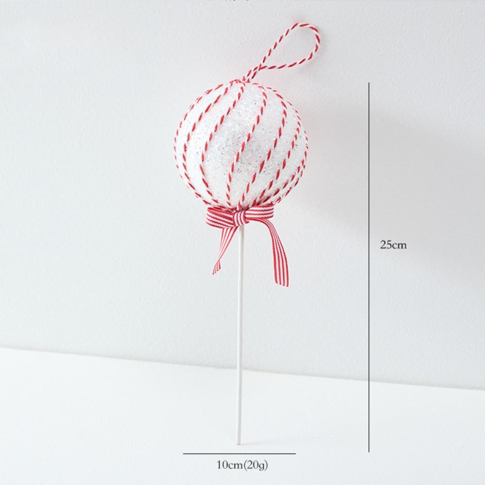 Multicolor Christmas Lollipop Decorations Foam Party Supplies Hanging Pendants Photo Props Cartoon Candy Cane
