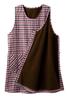 Servan Warm Side Button Fleece-Lined Apron, Wine, M-L