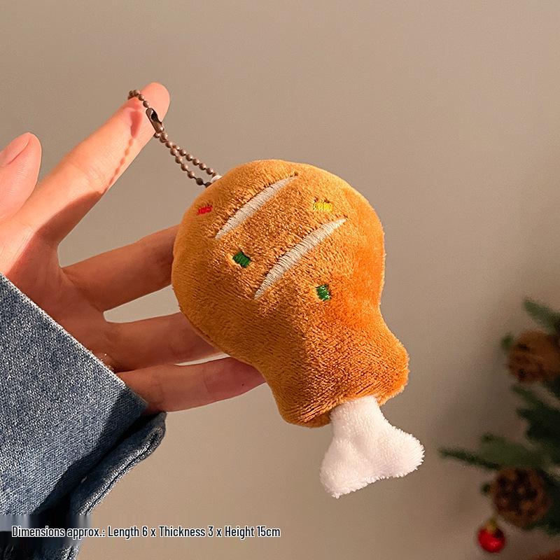 Adorable Vegetable Plush Keychain Toy Charm