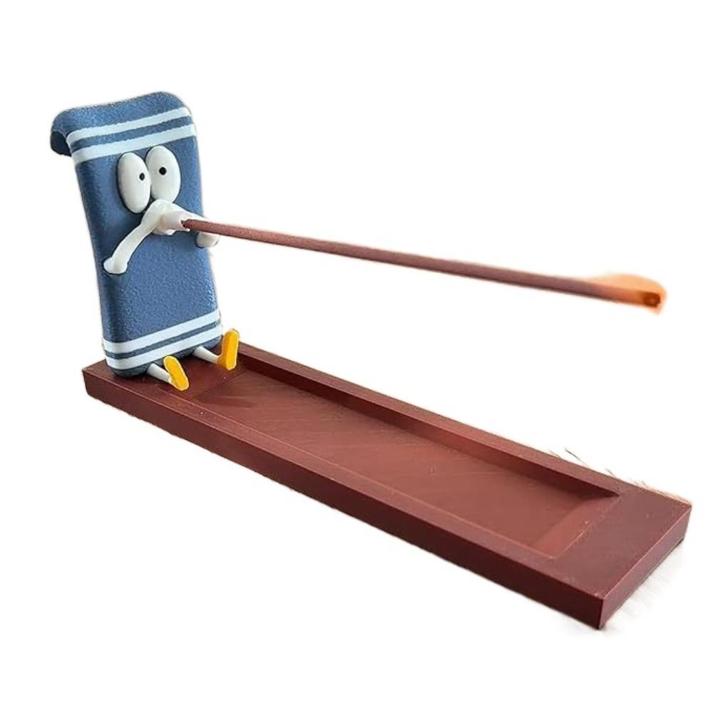 Modern Funny Incense Stick Holder Handcrafted Plastic Burner Ash Catcher Heat-resistant Candle Holder Yoga