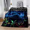Флисовое одеяло с 3D принтом Game Hollow Knight для кроватей, походов, пикника, толстое одеяло, покрывало, флисовое одеяло