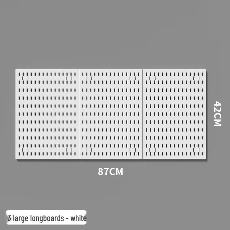 Miflame Metal Pegboard Wall Storage Display Rack
