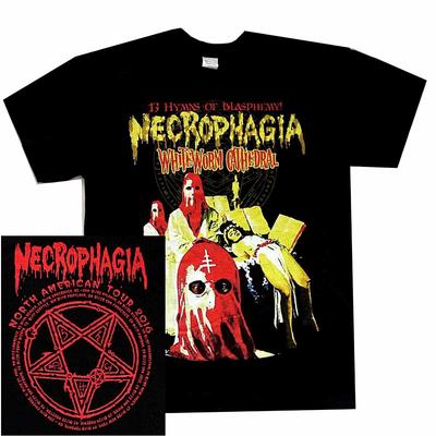 Necrophagia Occult Necro Tour Футболка S M L XL Официальная Футболка Death Metal Футболка