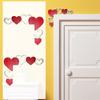 Valentine’s Day Heart Wooden Door Frame Corner Decoration, Home Party Decor Piece, Warm And Home Scene