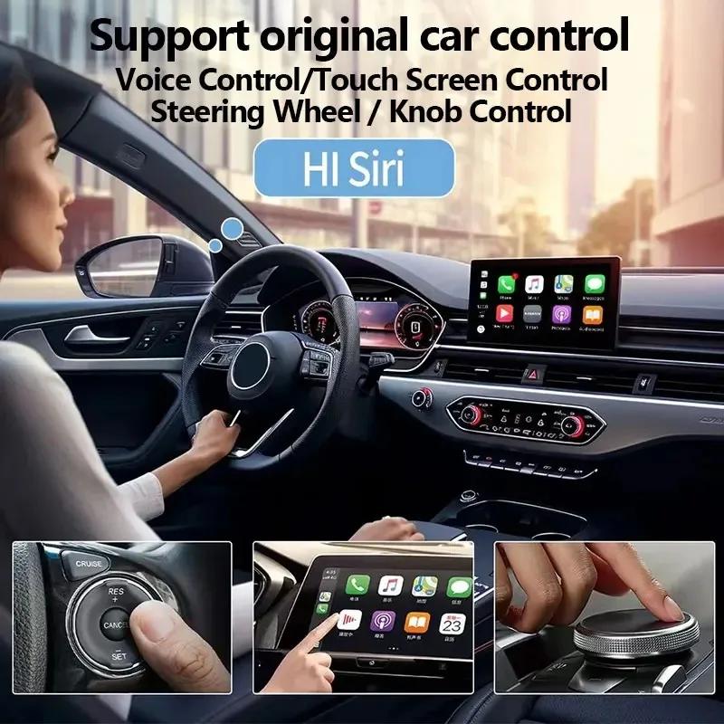 2026 2-в-1 Беспроводной адаптер Carplay Android Auto Smart Dongle 5G WIFI Для iPhone Android Телефона Для Volvo Benz Mg Kia Chery VW