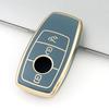 3 кнопки мягкий TPU чехол для автомобильного ключа чехол для брелока защитный чехол для Mercedes Benz W205 W213 W222 X167 W177 ACESG Class GLC CLA держатель оболочки