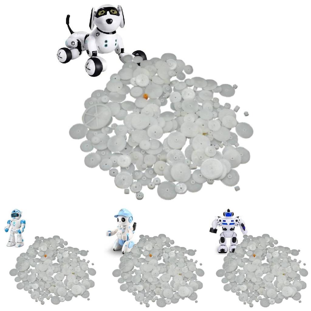 Ассорти Набор Пластиковых Шестерен Для Самодельных Моторизованных Игрушек, Включающий 200 Прочных Шестерен