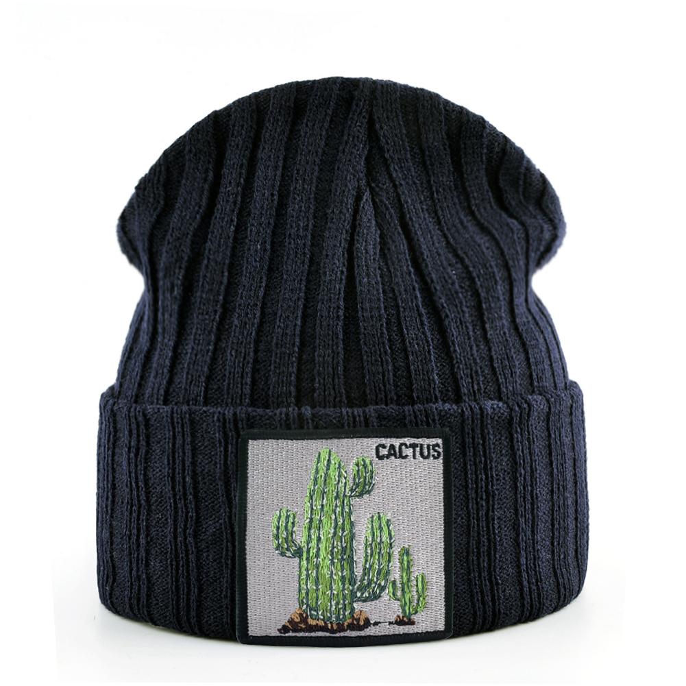 Hats For Knitted Fashion New Men Women Wolf Pattern Skullies Beanies Unisex Knitting Streetwear Hip Hop Bonnet Caps Kpop Gorras