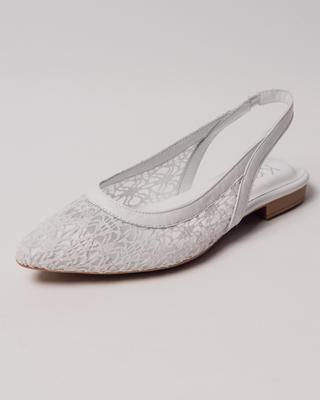 Босоножки перфорированные 2732211 36 белые кожа текстиль