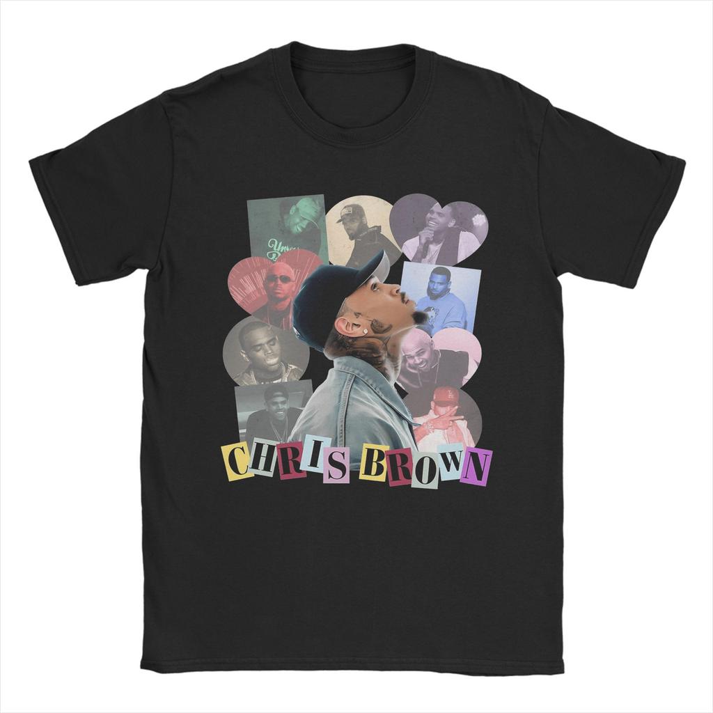 Мужские футболки с изображением рэпера Криса Брауна Breezy Bowl XX Tour из чистого хлопка, модные футболки с коротким рукавом и круглым вырезом, футболки больших размеров