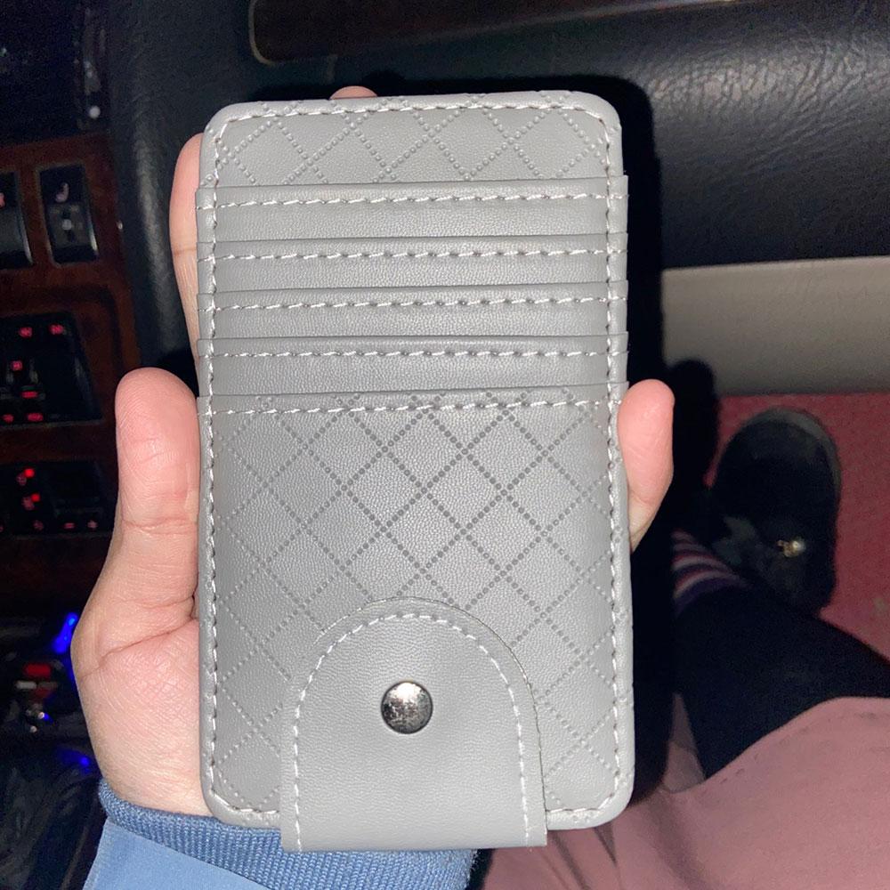 Органайзер для солнцезащитного козырька автомобиля с несколькими карманами, карманный органайзер для аксессуаров салона автомобиля, чехол для хранения документов, держатель для ручек