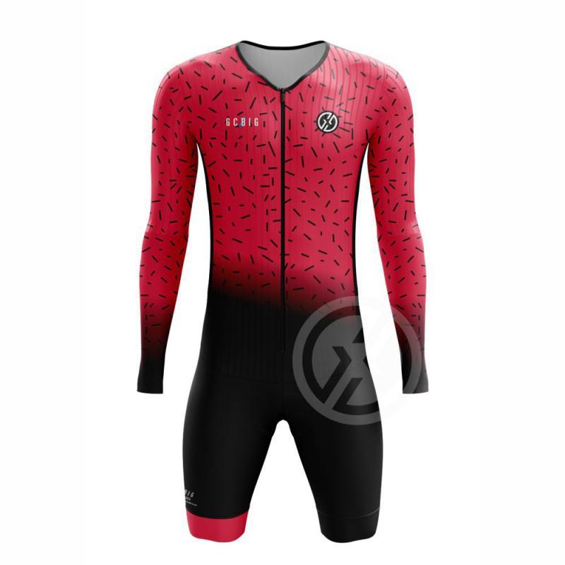 Mens Triathlon Suit Cycling Bodysuit Road Bike Racing Swim Run Sportswear