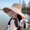 Big Brim Sun Protection Hat Women's New Face Cover Shawl UV Protection Summer Sun Cycling Sun Hat Seaside