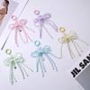 1Pc Diy Accessories Girl Alloy Bow Beaded Pendant Suitable For Phone Case Phone Chain Earphone Case Keychain Camera Chain