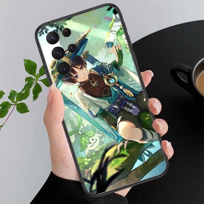 Чехол для телефона Genshin Impact Anime для Samsung A52S A21S A33 A23 A13 A14 A32 A52 A53 A54 A51 A71 M51