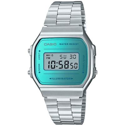 Серебряные часы из нержавеющей стали -A168WEM-2EF