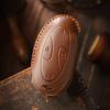 Vintage Leather Key Cover Handmade Premium Protection Case for Hyundai Car Keys Korea Style