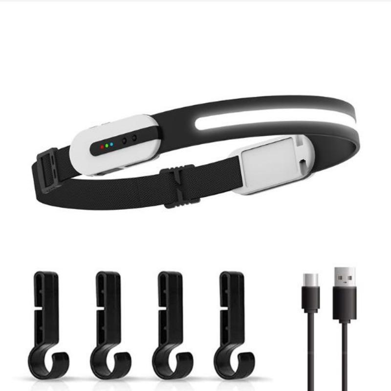 Bluetooth LED Индукционный налобный фонарь Портативный COB Сенсорный налобный фонарь Фонарик USB Перезаряжаемый Водонепроницаемый Налобный фонарь Кемпинговый фонарь