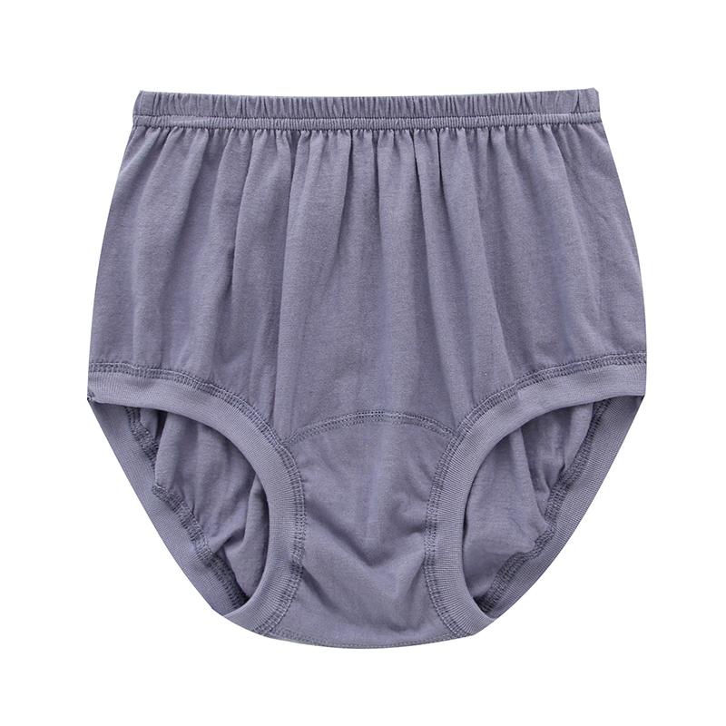 Женские трусы, хлопковые трусы, нижнее белье, дышащие удобные мягкие трусы с высокой талией больших размеров