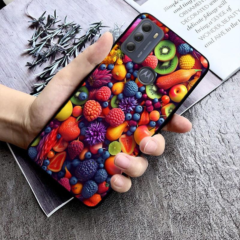 Чехол для телефона Fruits для Moto G84 G22 G32 G42 G52 G62 G53 G72 G60 G60S G24 G10 G20 G30 G13 G50 G 5G G Pure