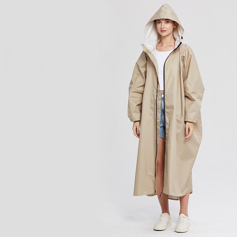 Женский дышащий дождевик Большой дождевик Женский водонепроницаемый плащ Дождевики Дождевая одежда