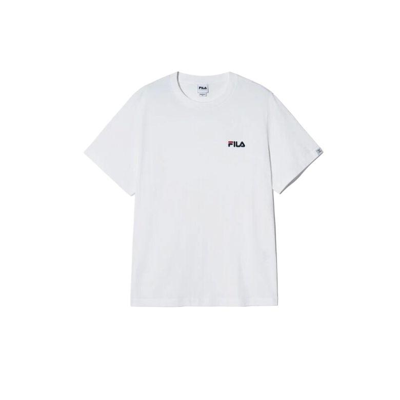 Fila Футболки Унисекс Серый Белый OWH Круглый вырез Средний FS2RSH2101X-OWH