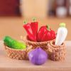Mini Vegetable Figurines Miniatures Cute Vegetable Model Fruit Prop Teaching