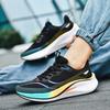 Мужские и женские спортивные кроссовки для бега, модные повседневные, дышащая сетчатая поверхность, карбоновая пластина, износостойкая резиновая подошва