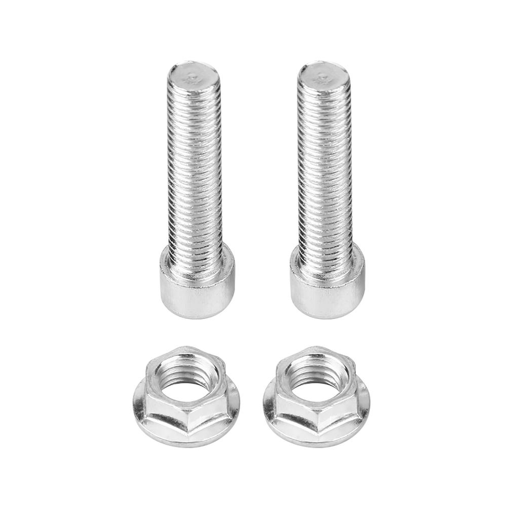 2pcs Motorcycle Damping Device Shock Absorbers Heightening Pad for Chassis 5cm (With Screw)