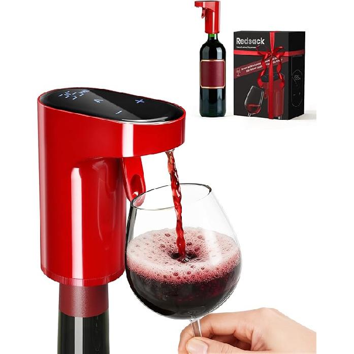 Электрический декантер для вина 5-в-1 с аэратором, Цифровой диспенсер для бутылок с алкоголем, Регулируемая дозировка, Умный наливщик для виски, Насос для ликеров/крепких напитков