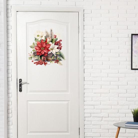 Цветочная наклейка на крышку унитаза Цветы Ванная комната Наклейка на стену для сиденья унитаза Самоклеящаяся самоклеящаяся съемная наклейка для унитаза ARI