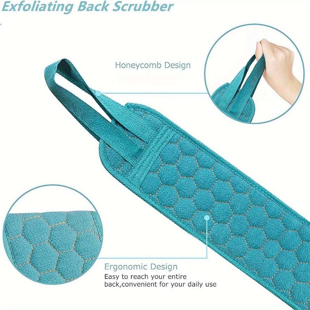 Роскошный набор для ванной: Отшелушивающее полотенце, шарик для ванны, скраб для спины — необходимые принадлежности для душа и спа-процедур