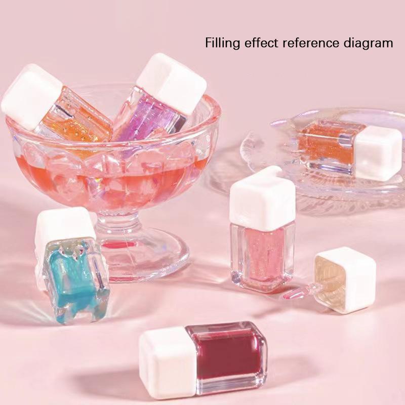 1 шт. 4 мл сделай сам пустой прозрачный пластиковый флакончик для блеска для губ дорожная портативная жидкая помада тени для век блеск для губ тюбики