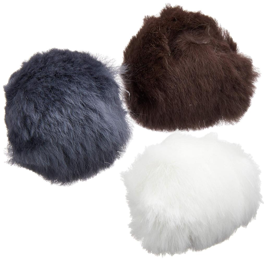 PLATZ PET SUPPLIES FUN Cat Toy Cat Toy Baby Fur Ball Canister 60 Pieces &