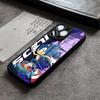 Cartoon S-Sonics Hedgehog Phone Case For IPhone 16 Pro Max 14 17 Air 12 15 11 13 Mini X XR XS Max SE Glass Cover