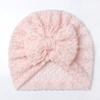 Spring and Summer New Children's Hats, Cute Solid Color Bows, Breathable and Cool Baby Caps, Baby Hats