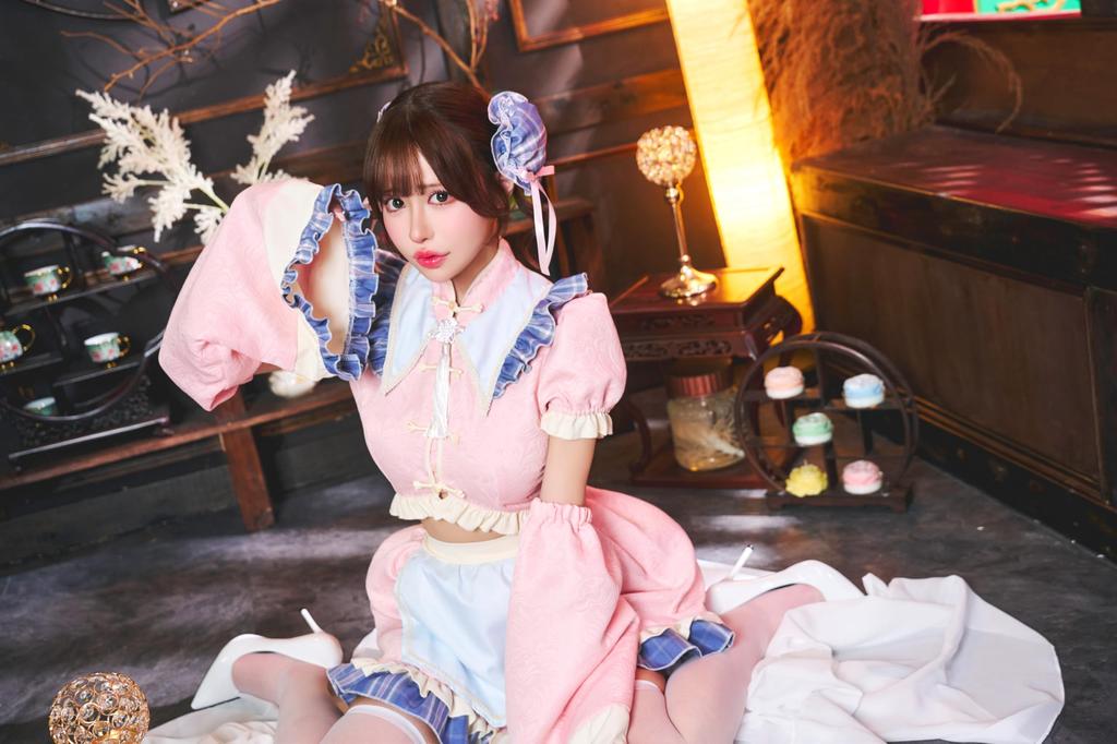 Люмипапье Косплей Хэллоуин Сяомэй Китайский Розовый [Прозрачный Камень] Женский