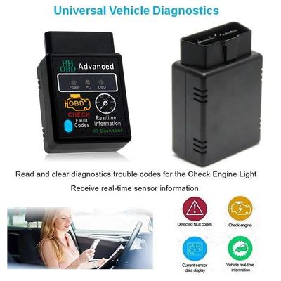 Bluetooth-совместимый автомобильный OBD2-сканер Elm327 V1.5/2.1, считыватель кодов OBDII, диагностический инструмент, диагностический сканер для Android IOS Window