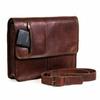 Leather Messenger Shoulder Laptop Briefcase Satchel Sling Handbag For Tab iPad